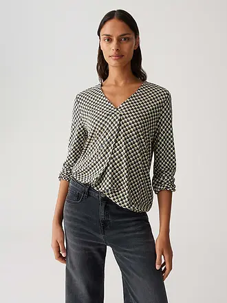 OPUS | Blusenshirt SANNAH ICONIC | dunkelgrün